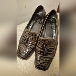 Women's  Brown Loafers with Tassels